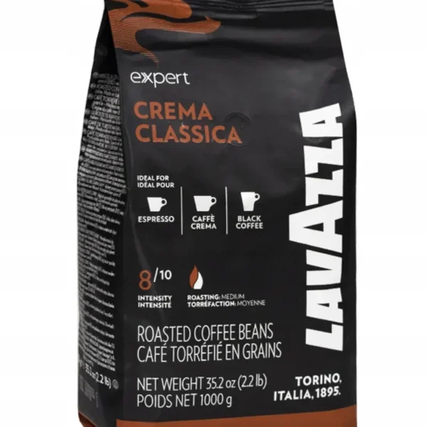 دانه قهوه کرما کلاسیکا 1 کیلوگرم - LAVAZZA CREMA CLASSICA coffee beans